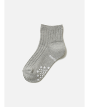 キッズ表糸コットン100%毛玉が出来にくい:ショートソックス滑り止め付13~15cmカスタム刺繍対応