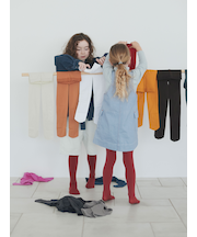 ジュニアサイズ 80デニールタイツ140~160cm【低身長さんにもおすすめ】