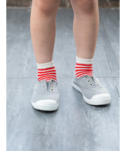 キッズ ボーダーショートソックス19~21cm