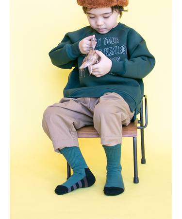 キッズ 足底の汚れが目立たないソックス19～21cm