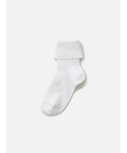 キッズ 綿折り返しピコフリルソックス16～18cm