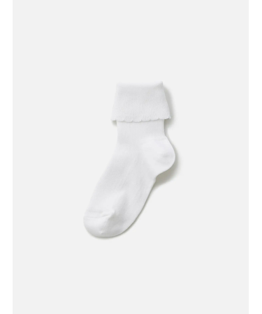 キッズ 綿折り返しピコフリルソックス16～18cm