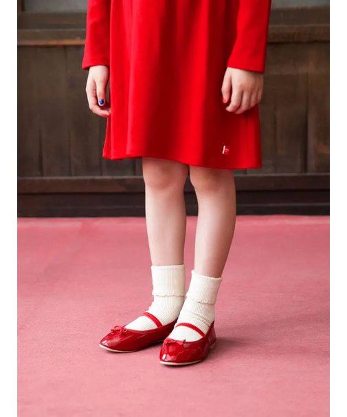 キッズ 綿折り返しピコフリルソックス16～18cm