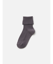 【キッズ 】綿折り返しピコフリルソックス19～21cm