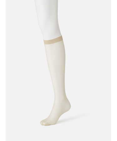 【伝線しにくい】なめらか引き締めハイソックス丈ストッキング