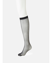 【ゴムくちソフト】伝線しにくい 美しい素肌感ハイソックス丈ストッキング