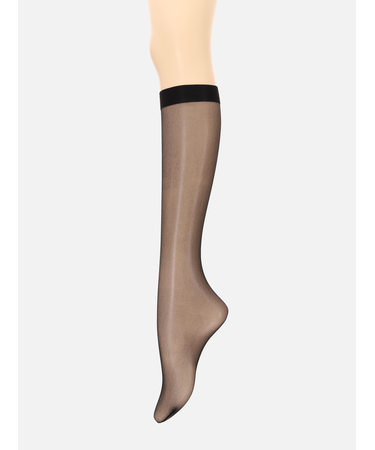 【伝線しにくい】美しい素肌感ハイソックス丈ストッキング