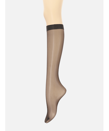 【伝線しにくい】美しい素肌感ハイソックス丈ストッキング