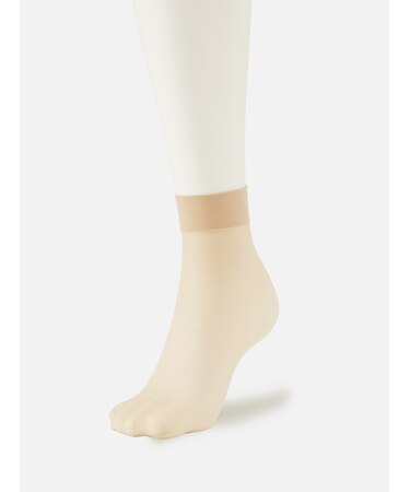 【伝線しにくい】美しい素肌感ショート丈ストッキング