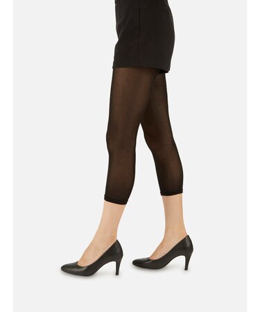 【冷感・消臭】60デニールレギンス7分丈