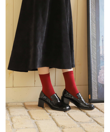 【最高級ウール】無地ソックス