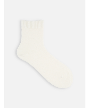 WOOL混アンゴラ無地ショートソックス