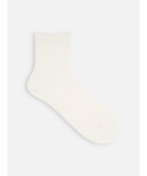 WOOL混アンゴラ無地ショートソックス