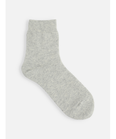 WOOL混アンゴラ無地ショートソックス