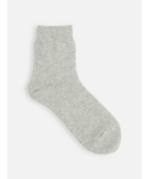 WOOL混アンゴラ無地ショートソックス