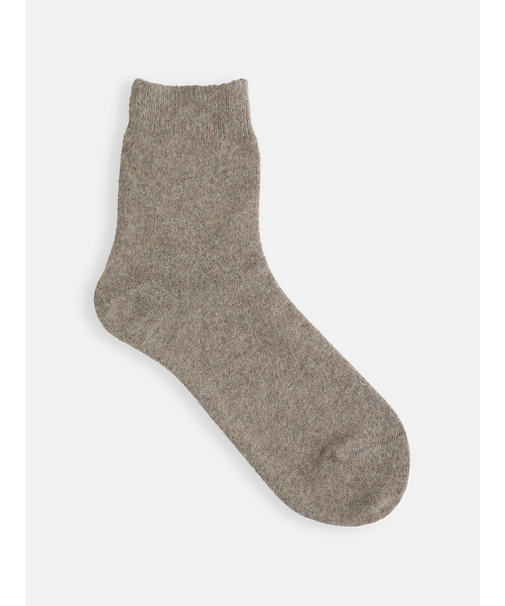 WOOL混アンゴラ無地ショートソックス