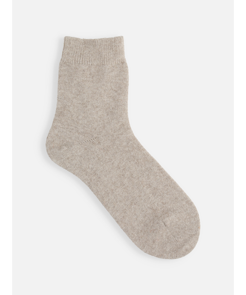 WOOL混アンゴラ無地ショートソックス