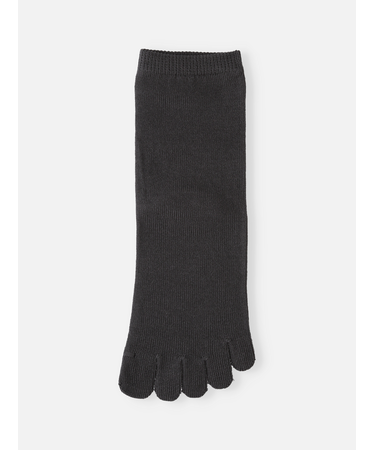 コットン五本指ショートソックス