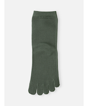 コットン五本指ショートソックス