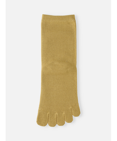 コットン五本指ショートソックス