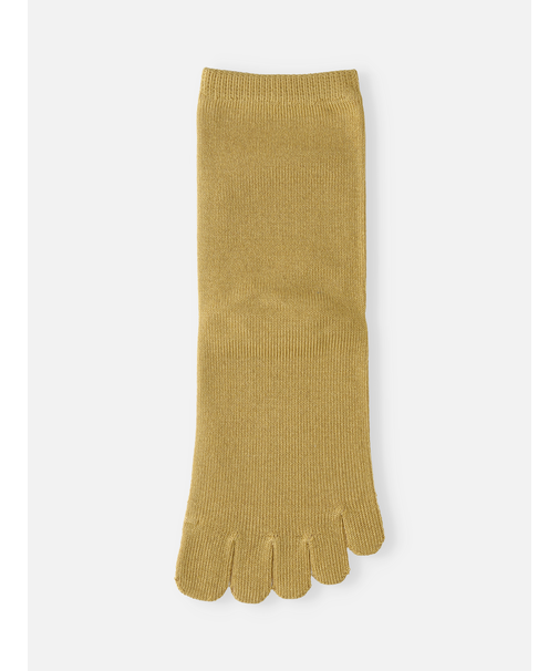 コットン五本指ショートソックス