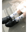 カットソービッグドット柄ショートソックス