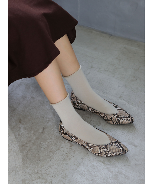 【定番】綿混ロールショートソックス