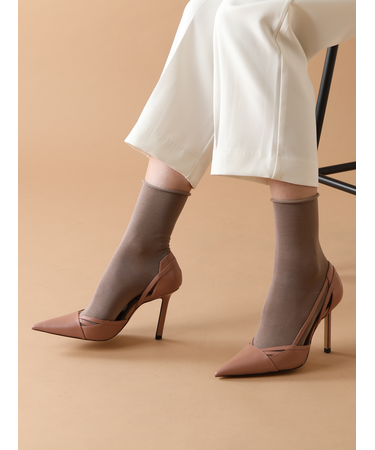 【定番】綿混ロールショートソックス