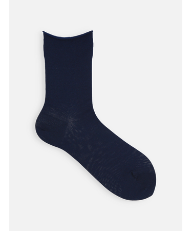 【定番】綿混ロールショートソックス