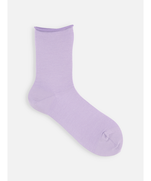 【定番】綿混ロールショートソックス