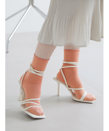 【定番】綿混ロールショートソックス