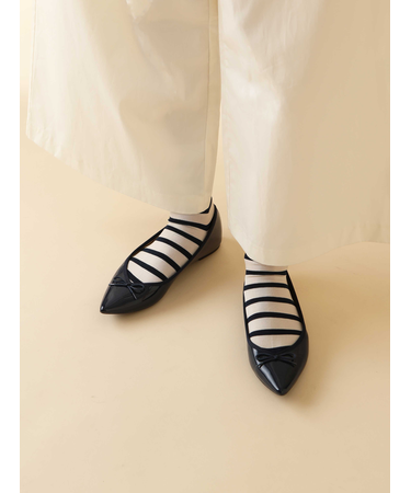 カットソーボーダーソックス