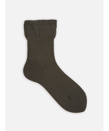 レーヨンシルクのふわふわショートソックス