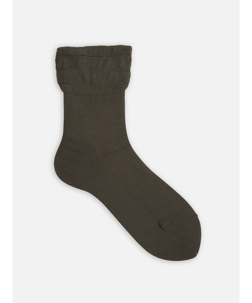 レーヨンシルクのふわふわショートソックス