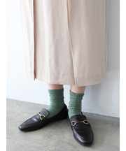 レーヨンシルクのふわふわショートソックス