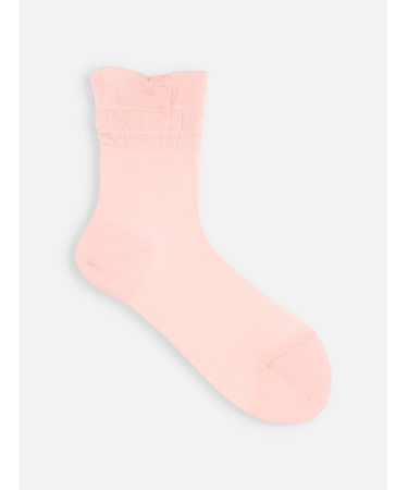 レーヨンシルクのふわふわショートソックス