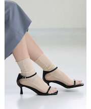 縫製ネットチュールソックス