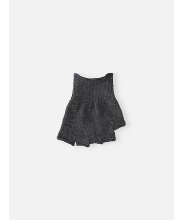 麻混ラメフィンガーレスつま先五本指ソックス