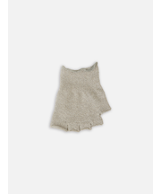 麻混ラメフィンガーレスつま先五本指ソックス