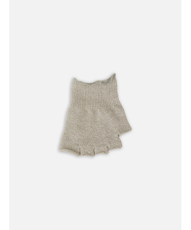 麻混ラメフィンガーレスつま先五本指ソックス