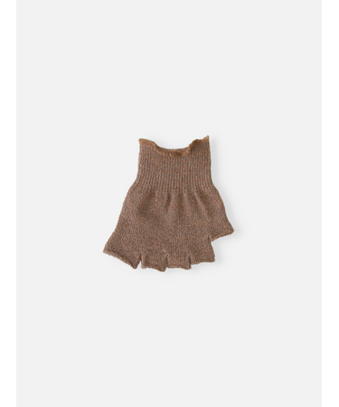 麻混ラメフィンガーレスつま先五本指ソックス