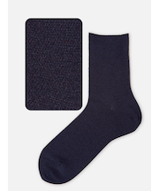 【Tabio MEN】和紙梨地ショート丈ソックス
