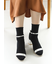 綿麻ロールショートソックス