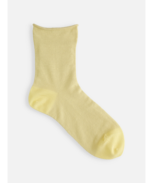 綿麻ロールショートソックス