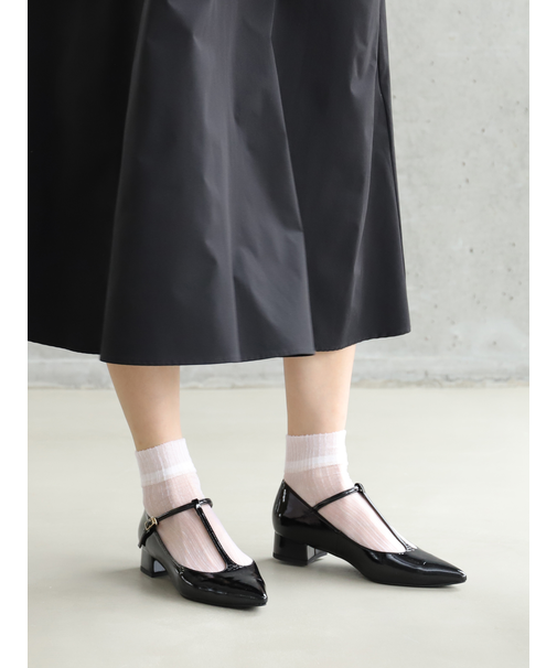 クレープショートソックス