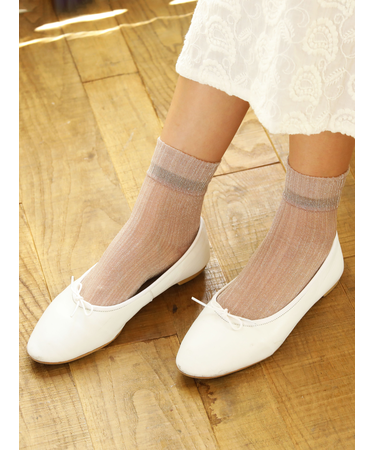 クレープショートソックス