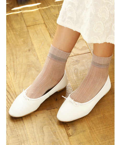 クレープショートソックス