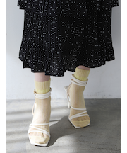 クレープショートソックス