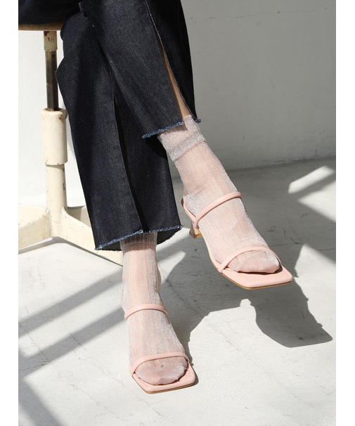 クレープショートソックス