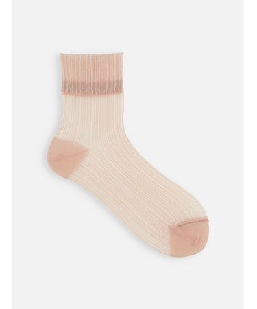 クレープショートソックス